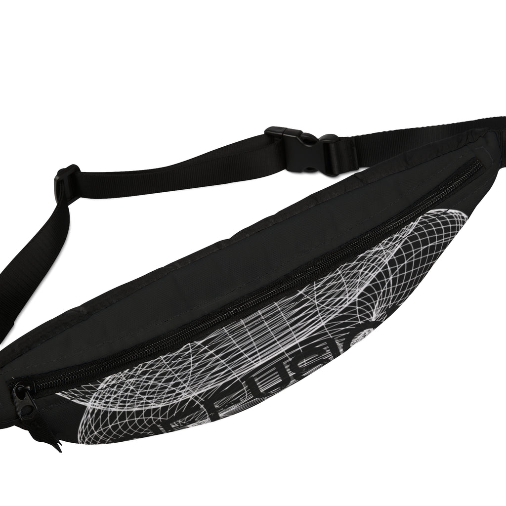 Diffusion Graphic Fanny Pack - Stylish Waist Bag for Festivals, Everyday Use